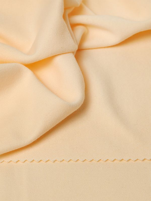 Ткань трикотажная 230 г/м², 185 см / 60 метров, 98% хлопок 2% эластан, TBY.ZD8662, цв.73 бежевый