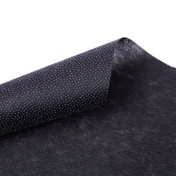 Флизелин клеевой точечный 42.5±2 г/м², 100х100 см, черный, Gamma G-835t