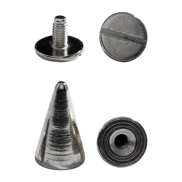 Винт кобурный металл ⌀9.5 мм, h16 мм, никель мет конус, 50 шт