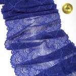 Кружево бельевое эластичное 195 мм / 3 м, 8034 цв.F223 синий ультрамарин, Kruzhevo