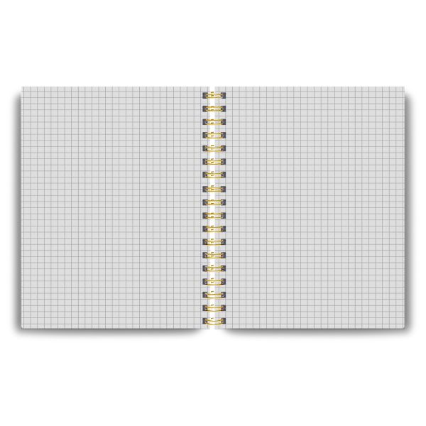 Тетрадь общая с пластик. обложкой с тисн. золотой фольгой, цвет. запечат. титульн.лист, 400 мкм, A5 96 л. на гребне 65 г/м², белизна 100% 4 шт клетка, 01537 Лесная тишина, Светоч ТЕТ96-003