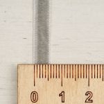 Лента бархатная (тесьма) 06.0 мм / 32.9±2 метров, 0081-0701, 182 серый