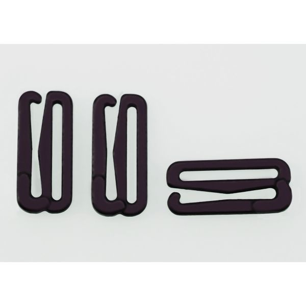 Крючки для бюстгальтера металл 20.0 мм, 076 сливовое вино, Arta, 50 шт