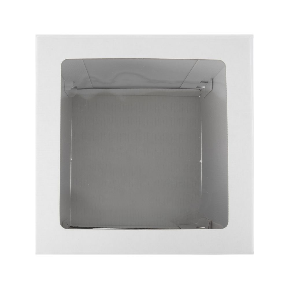 Кондитерская коробка для торта С ОКНОМ, 30.5х30.5х29 см, S-Chief, BFC-050