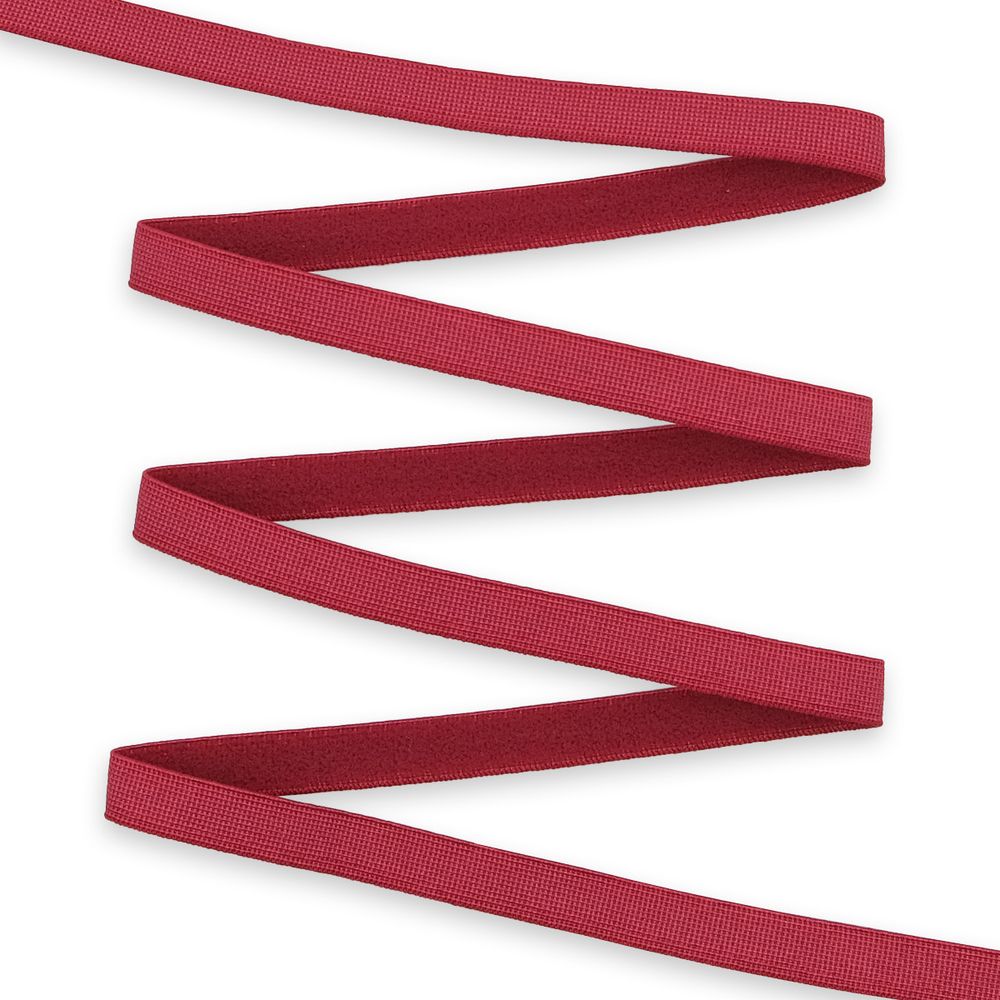Резинка бельевая (бретелечная) матовая 8.0 мм / 50 метров, бордовый, (МL195.008)