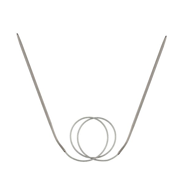 Спицы круговые металл ⌀3,0 мм, 60 см, с металлической леской, Gamma MKF