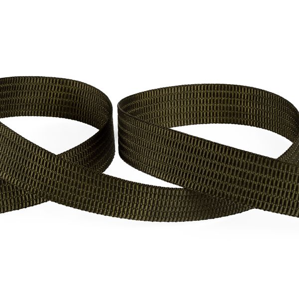 Стропа (ременная лента) 25 мм / 50 метров, [17.73 г/пог.м], 100% п/а, оливковый, Gamma 4с494