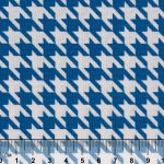 Ткань для пэчворка Peppy Бабушкин сундучок, рулон 112 см / 5 метров, БС-31 Гусиная лапка я.синий, Peppy