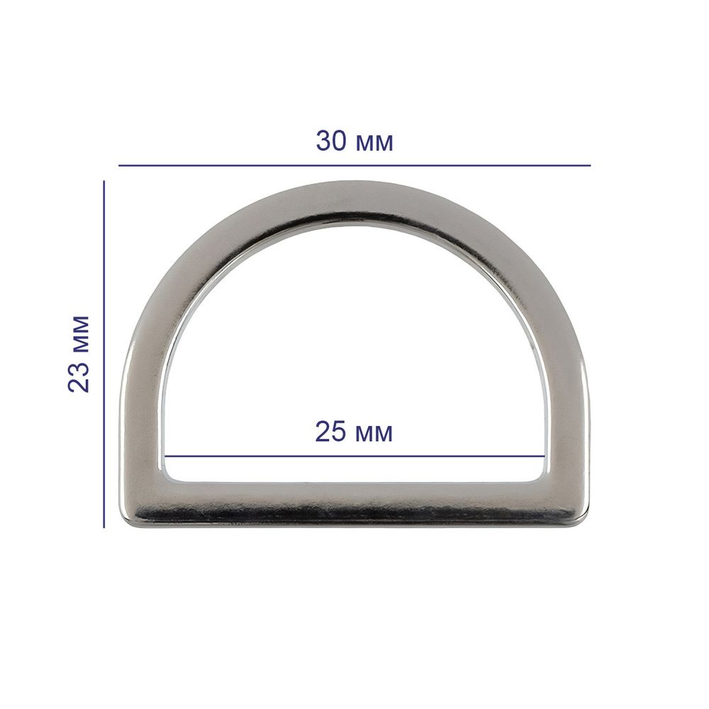 Полукольцо литое металл внутр. 25 мм, 10 шт, 30 золото, GH 22/25, Gamma