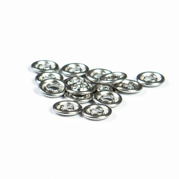 Часть кнопки рубашечной ⌀11 мм (B-часть), никель, 100 шт, S090524, BIG