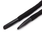 Шнурки круглые с металлическим наконечником 4.0 мм / 100 см, 1 пара (2 шт), черный, 6220-0133