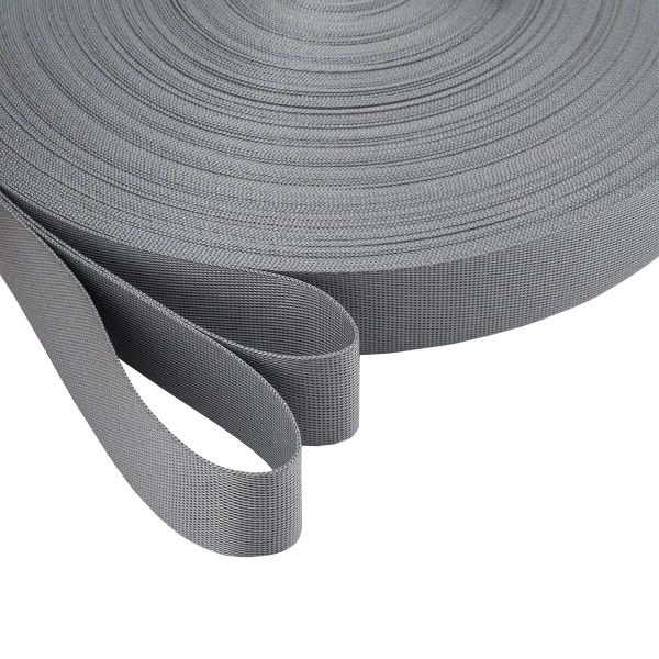 Стропа (ременная лента) 25 мм / 45.72 метра, [11.19 г/пог.м], 11 серый, 3Al356