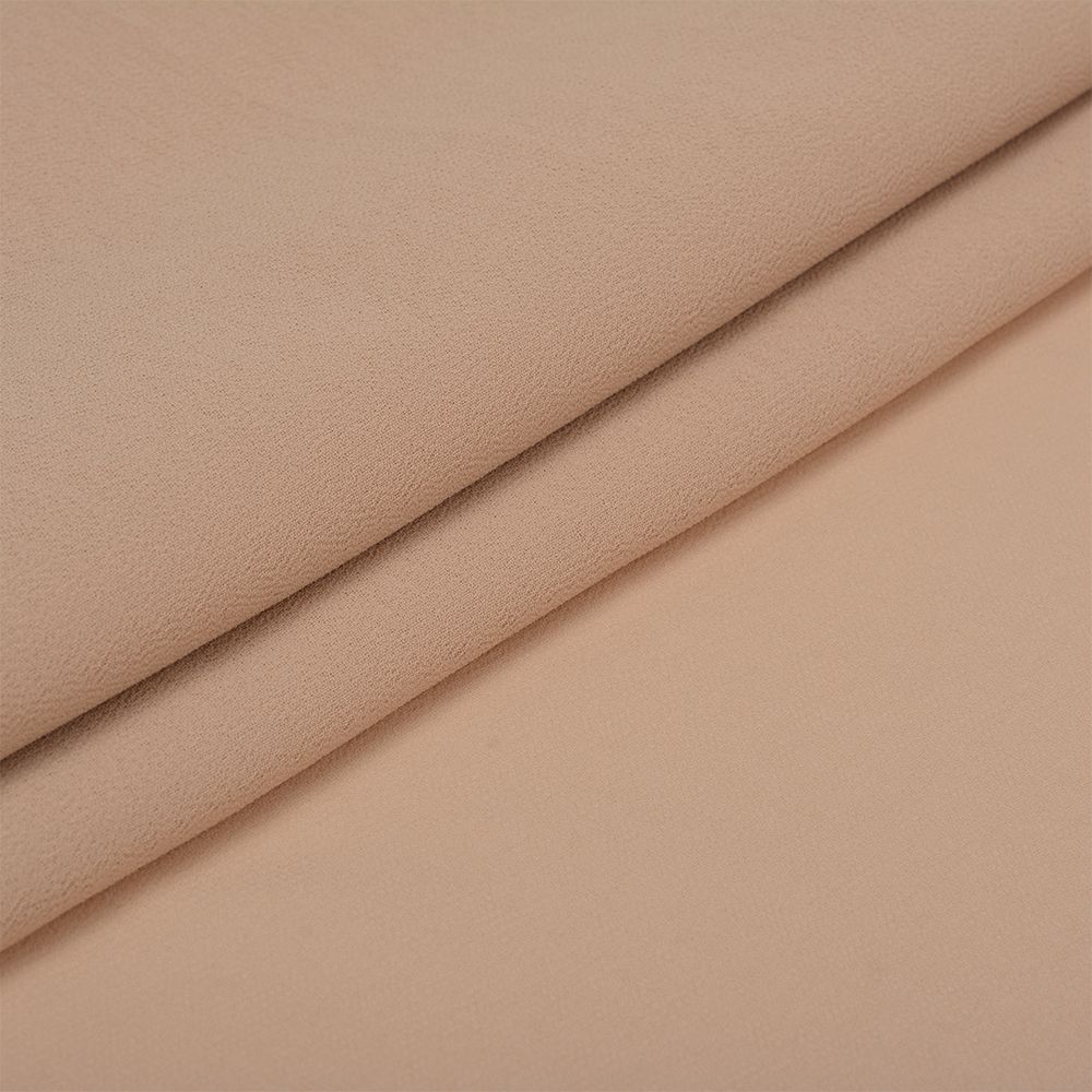 Креп шифон 105 г/м², шир. 150 см / 35 метров, TBY.8021-113-3, цв.113 бежевый /TOS/