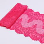 Кружево бельевое эластичное 230 мм / 3 м, 8036 цв.F144 розовый, Kruzhevo