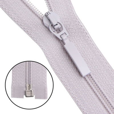 Молния спираль (витая) Arta Т5 (5 мм) 1 зам., разъем., 80 см, цв. 154 св.серый, уп.5 шт