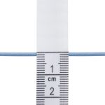 Резинка шляпная (шнур эластичный) ⌀2.0 мм / 30 метров, голубой