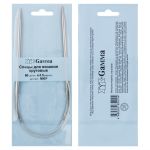 Спицы круговые металл ⌀4,5 мм, 60 см, с металлической леской, Gamma MKF