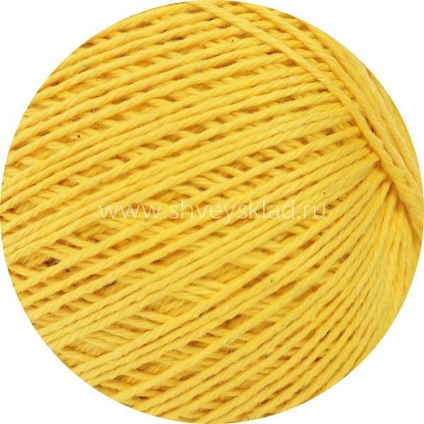 Пряжа ПНК им.Кирова Фиалка / уп.6 мот. по 75 г, 225м, 0203/006 желтый