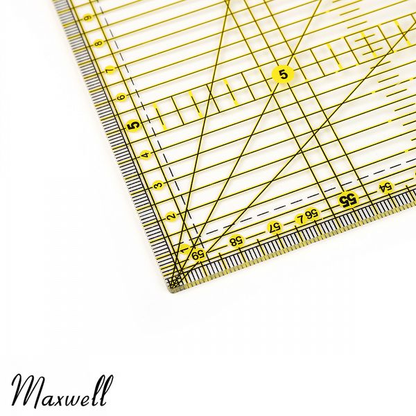 Линейка закройщика для пэчворка квилтинга 150х600 мм