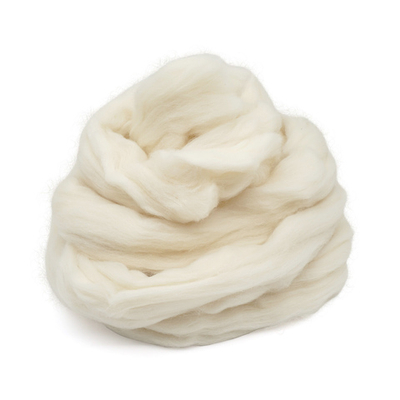 Шерсть для валяния Троицкая тонкая 1х100 г (до 23 мкр), 166 суровый