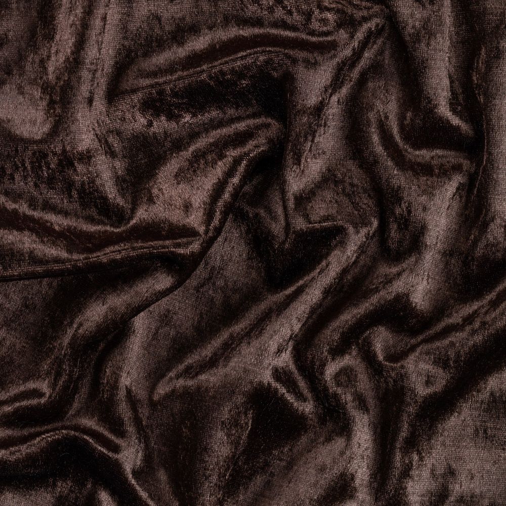 Плюш (ткань) 00 Peppy PCVL, 250±5 г/м², 150±2 см / 5 метров, винтажный, 08 т.коричневый