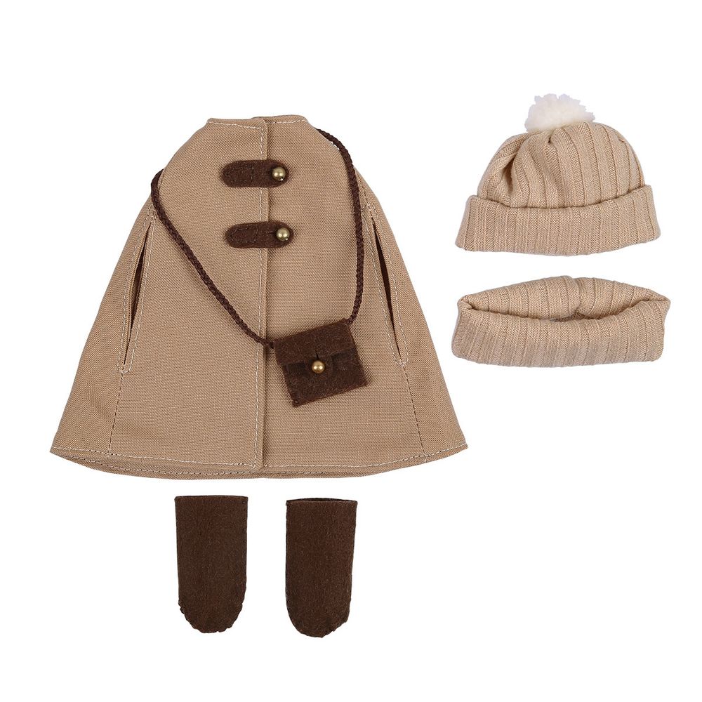Набор для шитья игрушки Одежда для куклы. Осенний образ 20 см, Miadolla DLC-0397