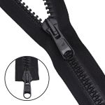 Молния трактор Arta Т8 (8 мм) 2 зам., разъем., 65 см, ОПТ. УП., 25 шт, 077 черный