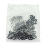 Люверсы металл ⌀_3.0 мм (внутр.), черный, 100 шт, S090816, BIG