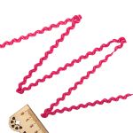 Тесьма вьюнчик с метанитью, 5 мм / 20 м (8052 малиновый), С3584