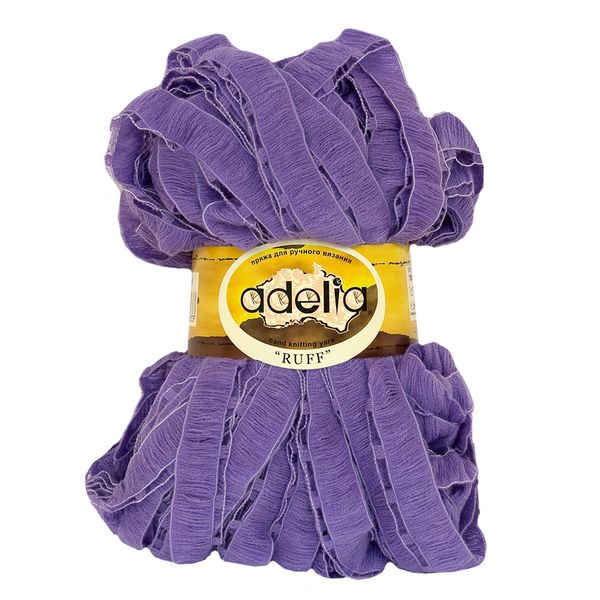 Пряжа Adelia Ruff / уп.2 мот. по 150г, 60м, 08 сиреневый