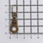 Пуллер для молнии Люверс, металл, цв. состаренной латуни, Prym, 1 шт