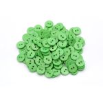 Пуговицы 2 прокола 18L, 11 мм, (Green1 (зеленый1)), NE74, 144 шт