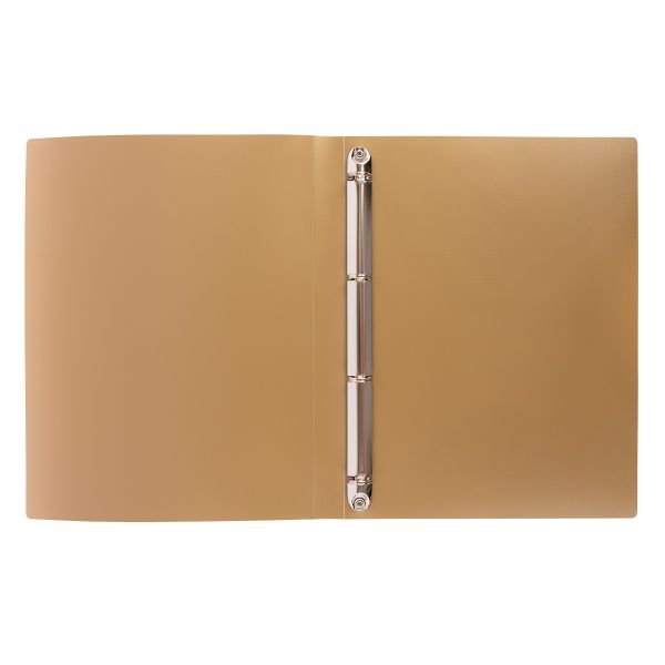 Папка на 4 О-кольцах A4 700 мкм 25 мм, 4 шт, d-17 мм, золотой new EC211400128, Expert Complete