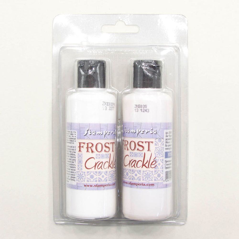 Лак Кракле Frost (Фрост), двухкомпонентный, Stamperia