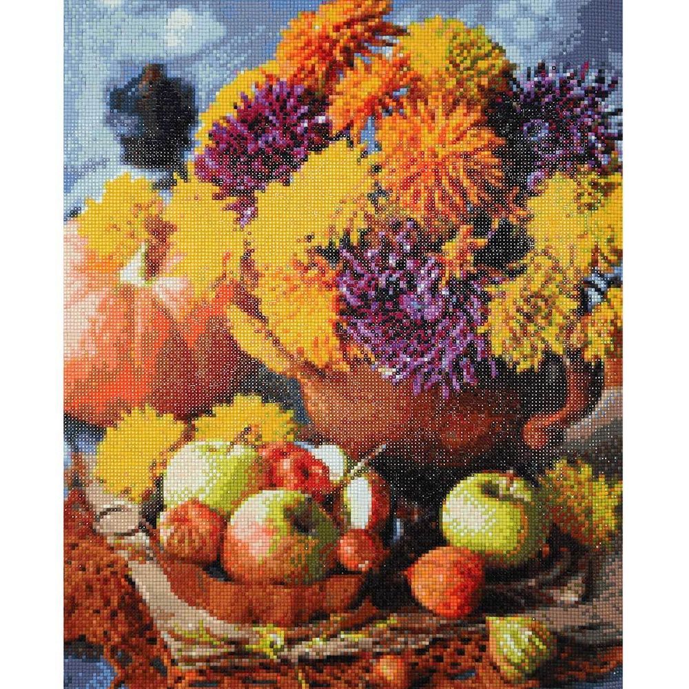 Алмазная (кристальная) мозаика Cristyle, Осенний букет, 40х50 см