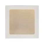 Кондитерская коробка для торта с 2 окнами 22х22х10 см, S-Chief BFC-011