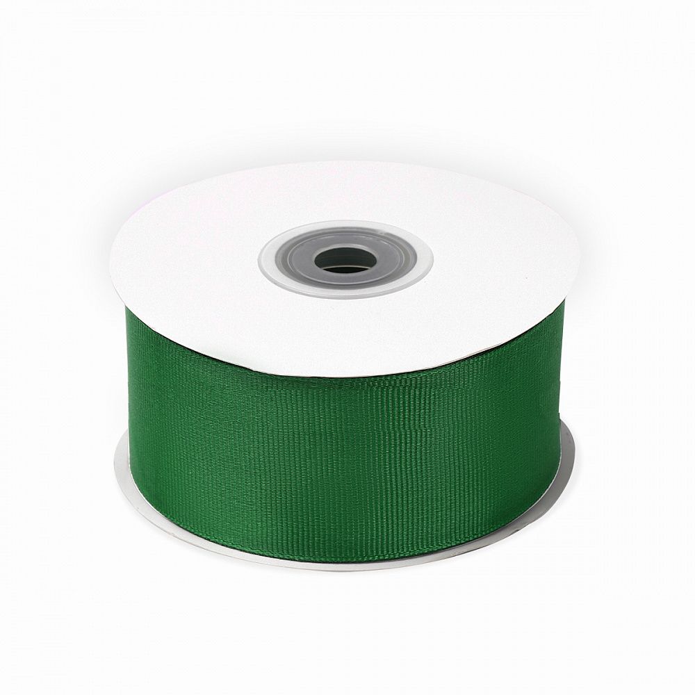 Лента репсовая (в рубчик) 50.0 мм / 22.8±1 метра, 587 т.зеленый, Magic4Hobby