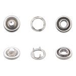 Кнопка рубашечная (джерси) открытая ⌀10.5 мм, ≈144 шт, МЕТАЛЛ, никель, NEW STAR