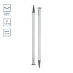 Спицы прямые большие пластик ⌀16.0 мм, 35 см, Gamma PKN2