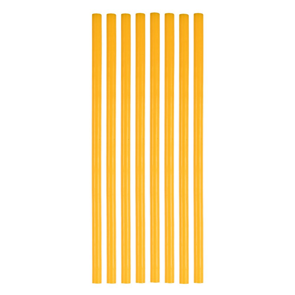 Клеевые стержни для малого клеевого пистолета ⌀7.2 мм, 20 см, 8 шт, желтый, Micron GFGC-7