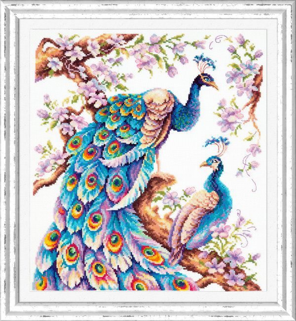 Набор для вышивания нитками Чудесная игла, Во всей красе! 32х36 см