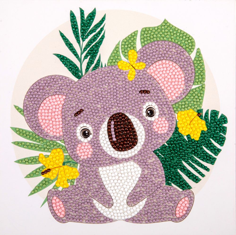 Алмазная (кристальная) мозаика Фрея ALBP-314, постер Милая коала, 20х20 см