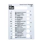 Приспособление для измерения диаметра спиц, Prym