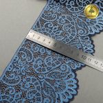 Кружево эластичное (стрейч) 110 мм, 40992PP цв.голубой уп.115м, Kruzhevo