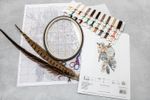 Набор для вышивания нитками LetiStitch, Лунные сны 30х20 см