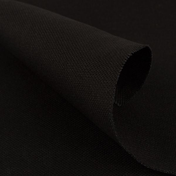 Канва для вышивания аппретированная 27 ct, 50х50±2 см, (106 клеток в 10 см), черный, Blitz