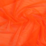 Сетка бельевая эластичная матовая 40 г/м², шир.150 см / 10 метров, 59 неон оранж /TL.59/10/