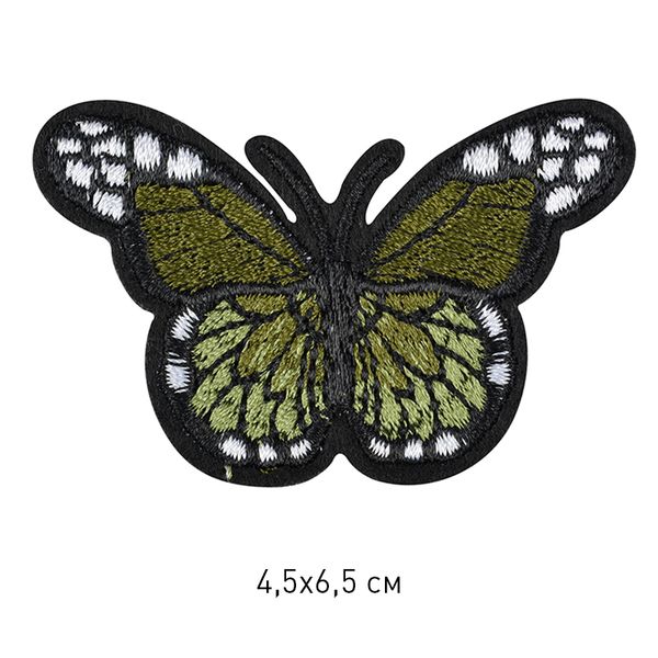 Термоаппликация Бабочка 4,5х6,5см, 10 шт