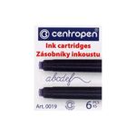 Картридж с чернилами для авторучек, 6 шт, синие цвет чернил: синий, Centropen 0019/6