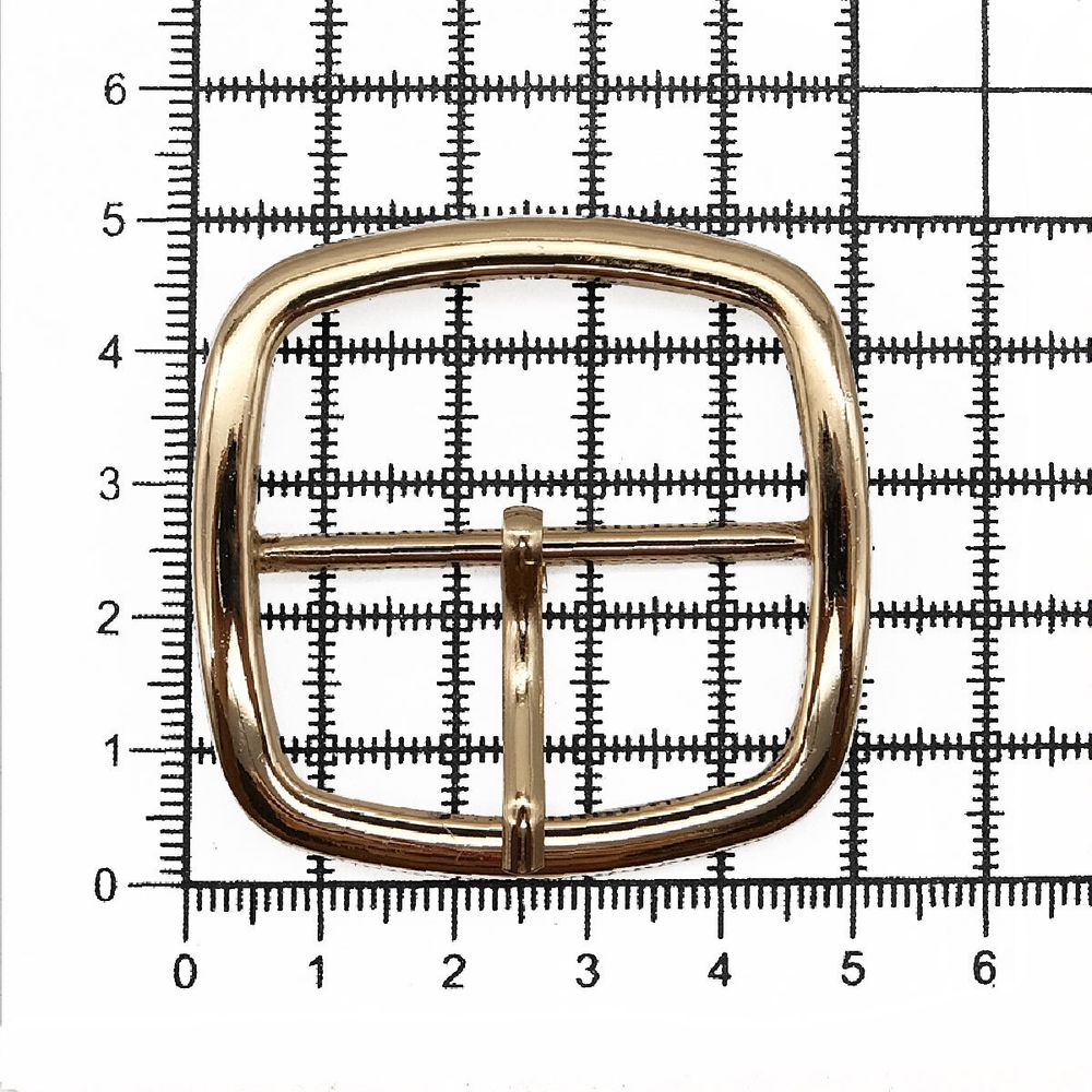 Пряжка 40 мм, золото, 6 шт /TOS/